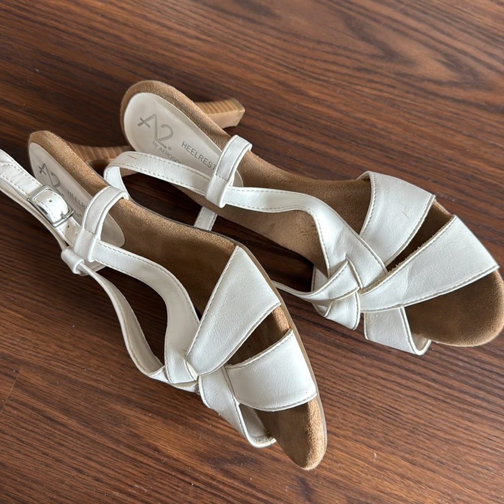 White A2 Sandals - Picture 4 of 6